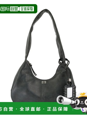 GANNI 女士单肩包 A6865 AW2025 灰色 Ganni Bou Medium Shoulder