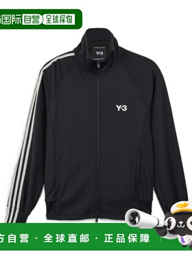 Y-3 男士夹克 JF0668 AW2024 黑色 3-Stripes 运动夹克