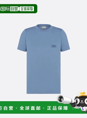 DIOR 男士T恤 413J650C0862585BLUE AW2025 蓝色 Dior Top Clothi