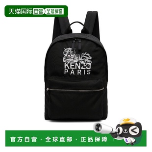 KENZO 男士双肩包 FF65SA613F29BLACK AW2025 黑色 Happyer Tiger