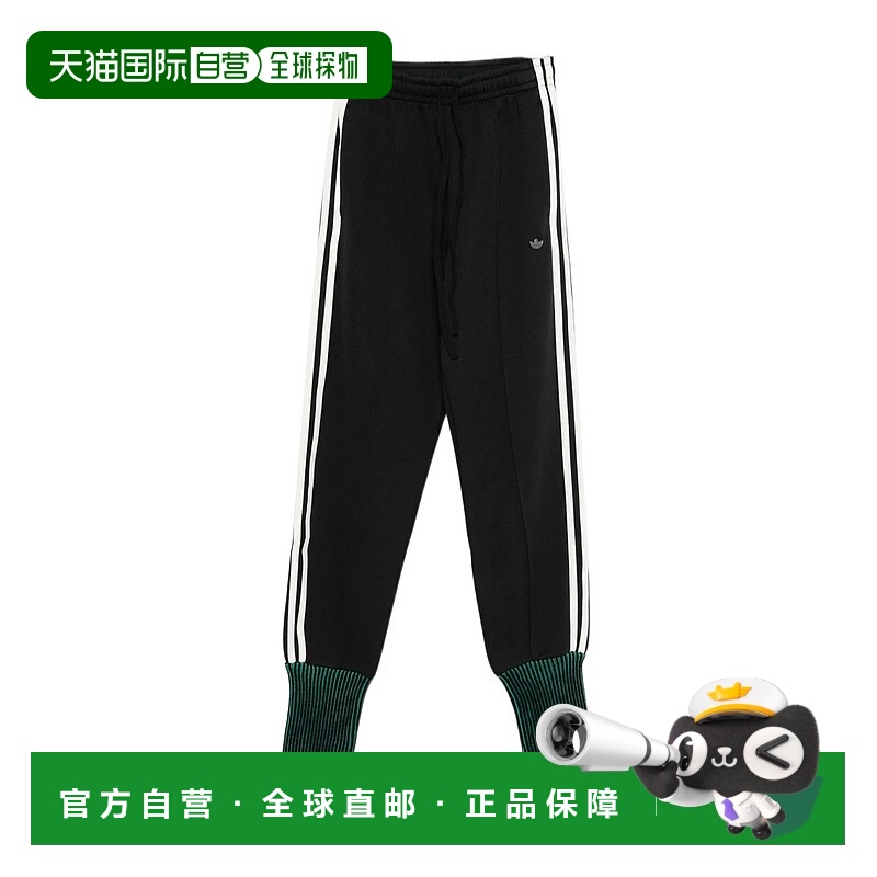ADIDAS 女士运动裤 JW7324 AW2025 黑色 松紧腰运动裤