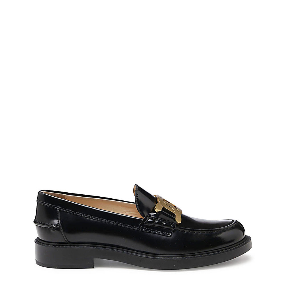 1h可退 TOD'S 女士芭蕾乐福鞋 XXW59C0EN90SHAB999 CO 黑色女鞋