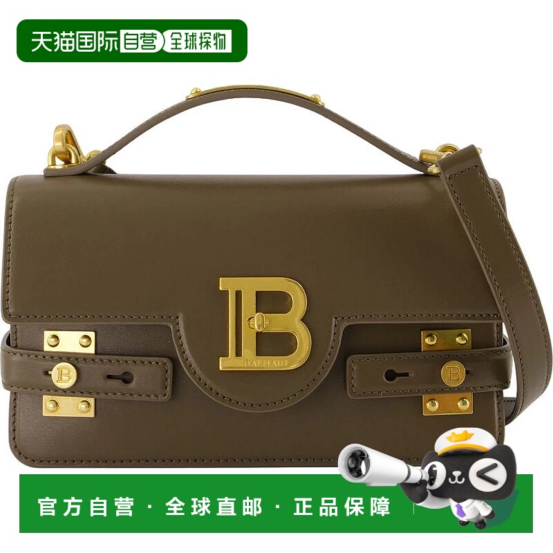 1h可退 BALMAIN 女士单肩包 FN1DA828LSLX AW2025 棕色 Balmain B