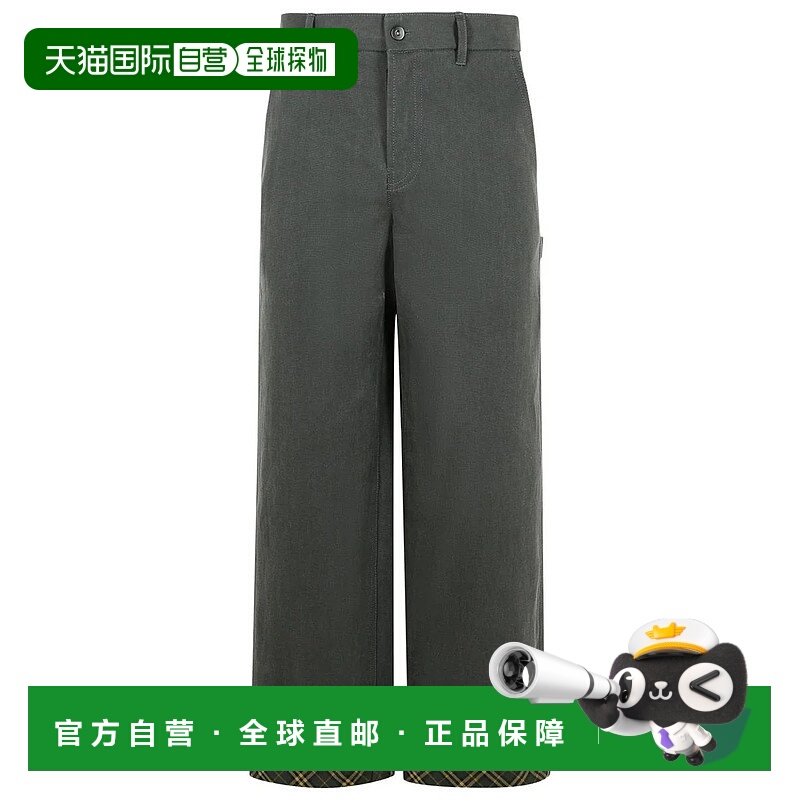 BURBERRY 男士休闲裤 8097557A1189-1 AW2024 黑色 Burberry Blac