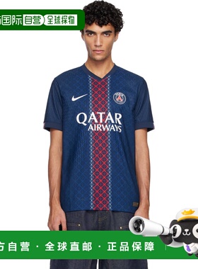 1h可退 潮奢 Nike 耐克 男士 蓝色 Paris Saint-Germain 2025/26