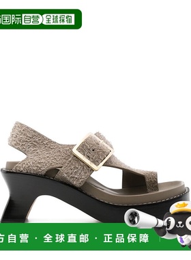 LOEWE 女士凉鞋 L814465X924160 AW2024 绿色单鞋