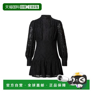 女士 Bardot Remy 蕾丝迷你连衣裙 舒适时 1h可退 black黑色 潮奢