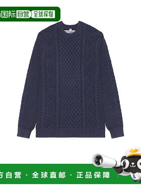 1h可退 潮奢 Schott 男士 石色水洗毛衣 SW2415 blue蓝色 舒适时