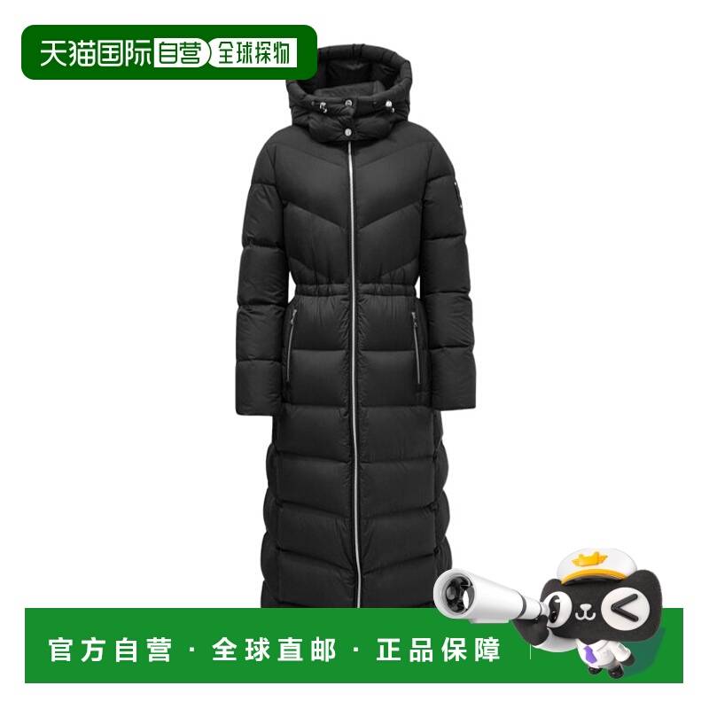 1h可退 MOOSE KNUCKLES 女士羽绒服 M35LP241292 SS2025 黑色