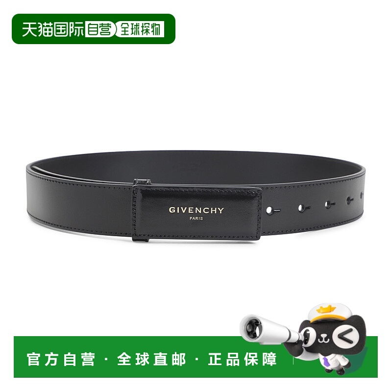 1h可退 GIVENCHY 女士腰带 BB408RB13A001 AW2025 黑色纪梵希牛皮