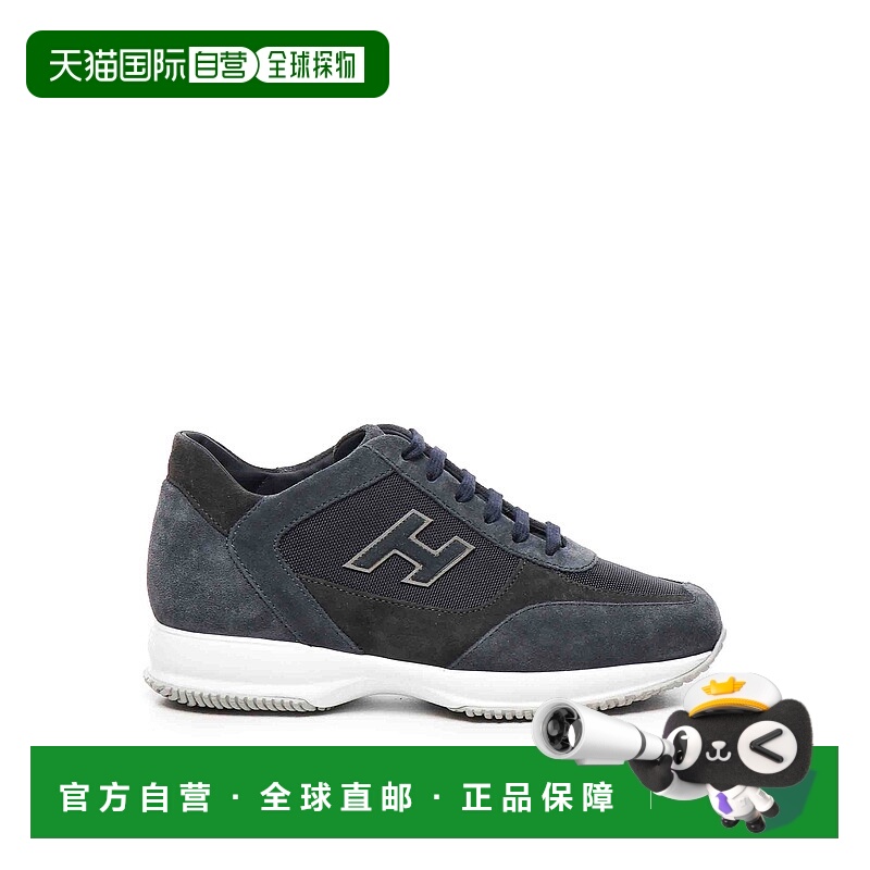 1h可退 HOGAN 男士休闲鞋 HXM00N0Q101NE3739N SS2025 蓝色