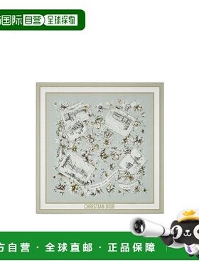 DIOR 女士围巾 61SVR090I648C626 SS2025 灰色 Souvenir de Rome