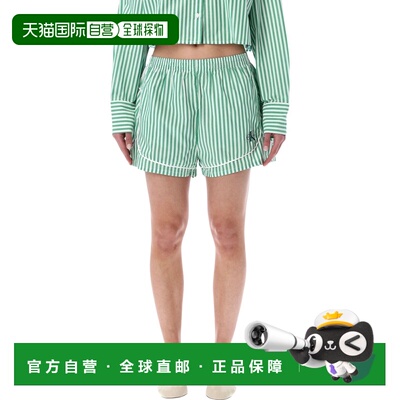 CALVIN KLEIN 女士短裤 LV00QS76044ZF SS2026 绿色