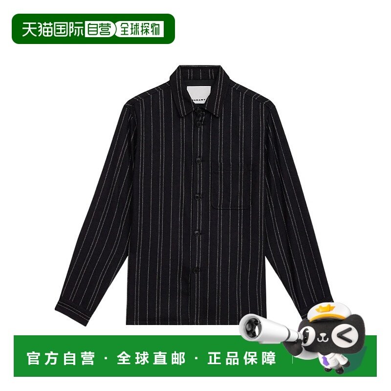 ISABEL MARANT 男士衬衫 CH0295HAC4G02H01BK AW2025