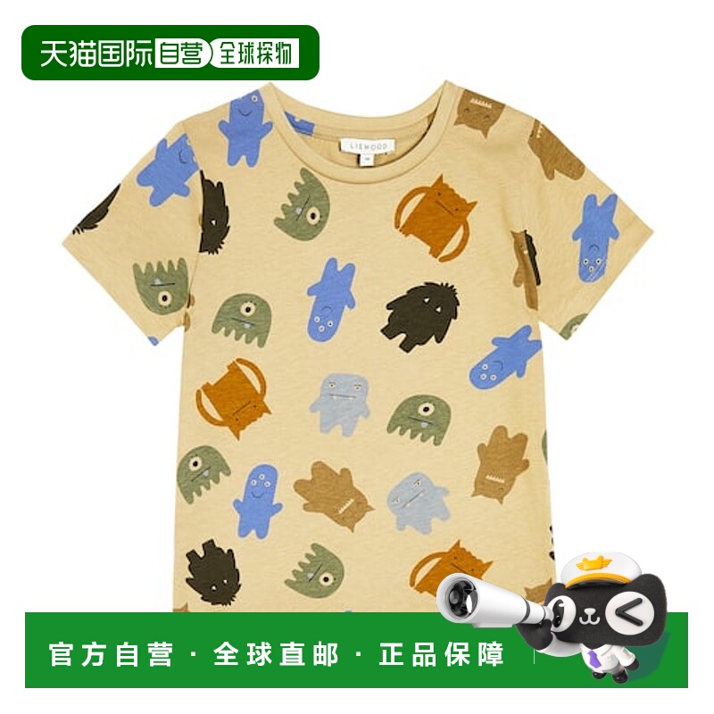 1h可退 潮奢 Liewood 女童 Apia 印花棉质针织T恤童装