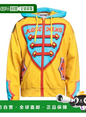 1h可退 潮奢 Moschino 莫斯奇诺 男士 连帽卫衣 yellow黄色 舒适