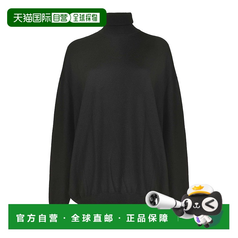 1h可退 MOSCHINO 女士针织毛衣 090754010555 SS2025 黑色 Sweate