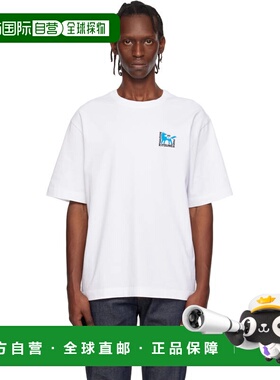 1h可退 潮奢 MAISON KITSUNE 男士 白色 Gallery Fox Oversize T