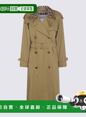 BURBERRY 女士大衣 8111157C2981 AW2025 驼色 Sage green gabard