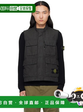 1h可退 潮奢 Stone Island 石头岛 男士 黑色 G100001 Canvas Wea