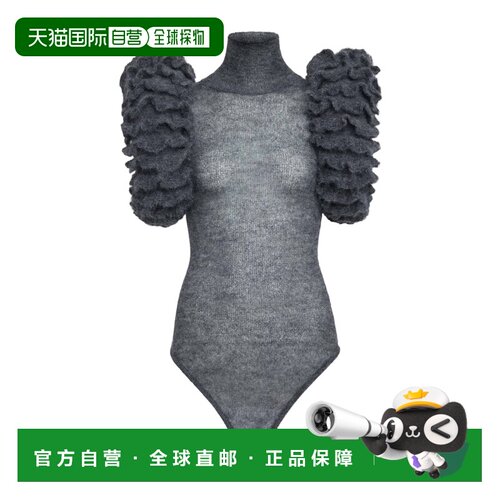 ALAIA 女士连体裤 AA9B0391K101B821 AW2025 灰色 高领连体衣