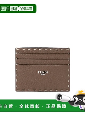 FENDI 男士钱包 7M0164AP3BF1TQQ AW2025 棕色 Selleria 卡夹卡包