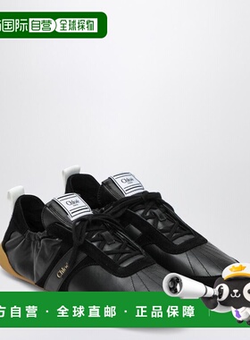 CHLOÉ 女士运动鞋 CH26S15RVQ001 SS2026 黑色 Kick sneaker