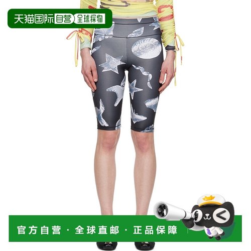 1h可退 潮奢 Chopova Lowena 女士 黑色 Workshop 骑行短裤 4113