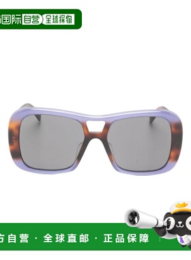 1h可退 潮奢 Celine 思琳 女士 CELINE CAPSULE 紫色太阳眼镜 4S3