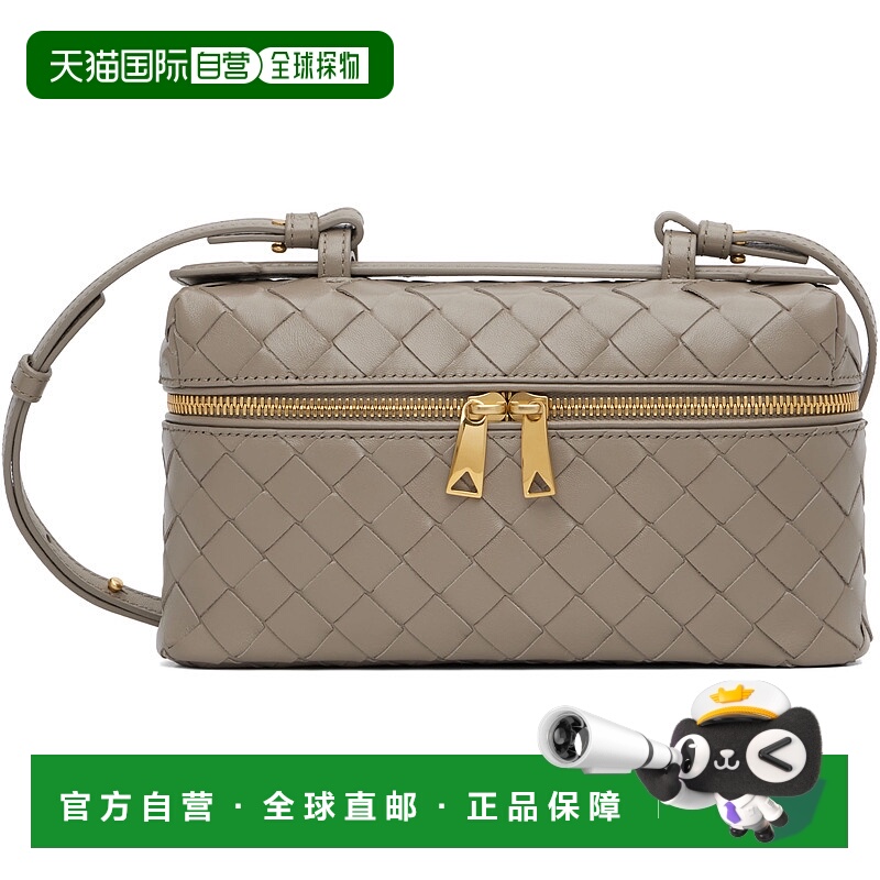 1h可退 潮奢 Bottega Veneta 葆蝶家 女士 灰褐色 Bang Bang 手提