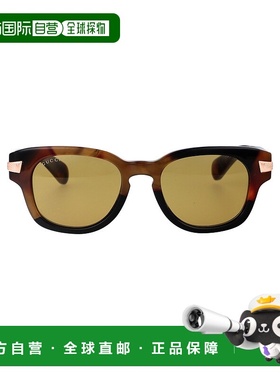 GUCCI 男士太阳镜 GG1518S003 AW2024 绿色 GG1518S