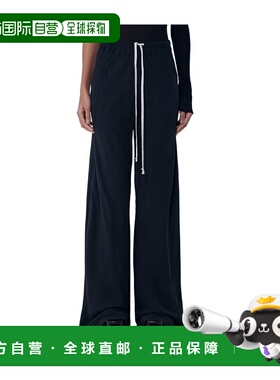 RICK OWENS 女士休闲裤 RP01F6304G09 SS2026 黑色 抽绳休闲裤