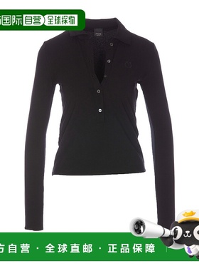 PINKO 女士针织毛衣 104166A1DEZ99 AW2024 黑色针织衫