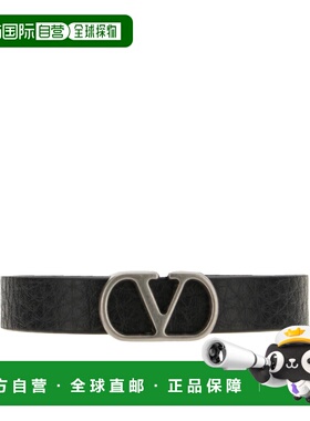 VALENTINO 男士腰带 8Y2J0X63GMY0NO SS2026 黑色 BRACCIALE