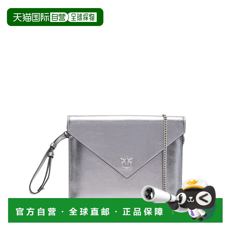 1h可退 PINKO 女士钱包 104820A2O9KZ7E AW2025 灰色 链条单肩包