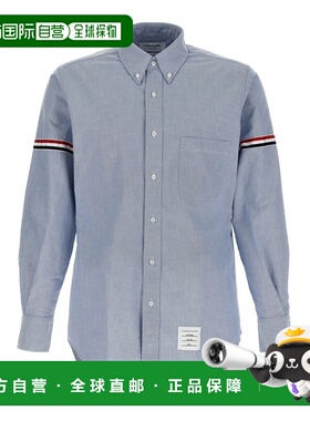 THOM BROWNE 男士衬衫 MWL150EF0313480 CO 蓝色 CLASSIC LONG SL