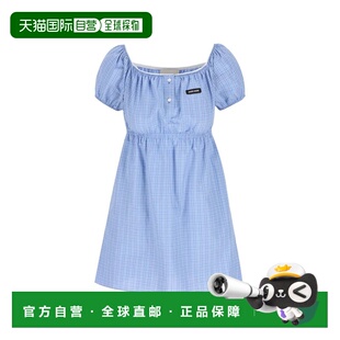 缪缪 女士 PLAID 1h可退 府绸迷你连衣裙 Miu PATTERN 潮奢
