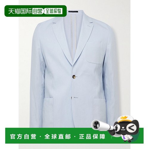 1h可退 潮奢 Paul Smith 保罗 史密斯 男士 无结构亚麻西装外套 M
