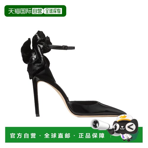 1h可退 JIMMY CHOO 女士高跟鞋 MARJA100GZH SS2026 黑色 尖头高