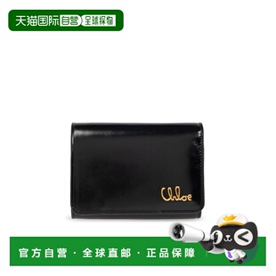 CHLOÉ 女士卡包 CH25SP483O16001 SS2025 黑色 Wallet Iconic
