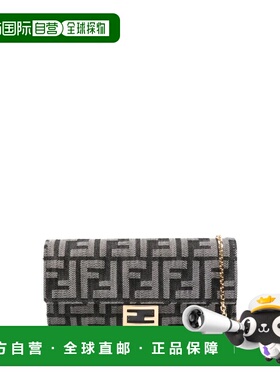 1h可退 FENDI 女士单肩包 8M0365AUT4F1UJ5 AW2025 黑色 DENIM-EF