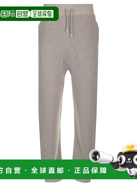 LOEWE 男士休闲裤 HSM1Y1JX021680 SS2025 灰色 抽绳羊绒运动裤