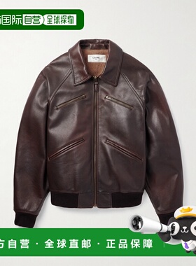 1h可退 潮奢 Celine 思琳 男士 領拉鍊飛行員夾克 RV0QF0G58夹克