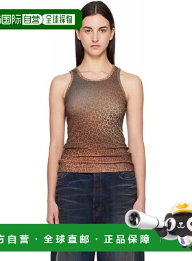 1h可退 潮奢 Praying 女士 棕色豹纹背心 PRAY24074multi性感吊带