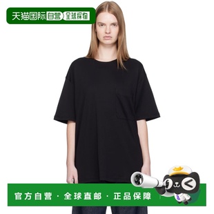 1h可退 潮奢 Lemaire 女士 黑色 Relaxed T 恤 TO1457LJ1043