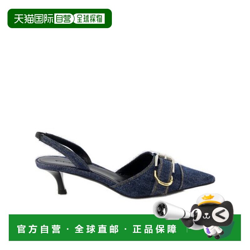 GIVENCHY 女士凉鞋 BE308XE259401 SS2025 深蓝色 Voyou牛仔单鞋