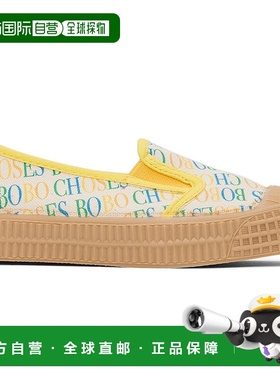 1h可退 潮奢 bobo choses 女童 灰白色 All Over 儿童运动鞋童装