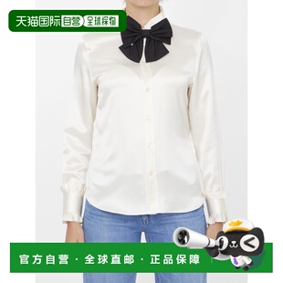AW2023 2C75A879C01OW 花色 Romy shirt CELINE Silk 女士衬衫