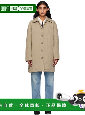 1h可退 潮奢 A.P.C. 女士 米色 Malia 大衣 COHIUF01560