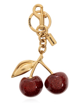 COACH 女士钥匙扣 778400B4P1Y SS2025 红色 Keychain with cherr